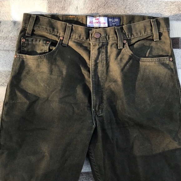 Levi’s 540 tm Relaxed Fit Green Jeans W35 L32 - Picture 2 of 8